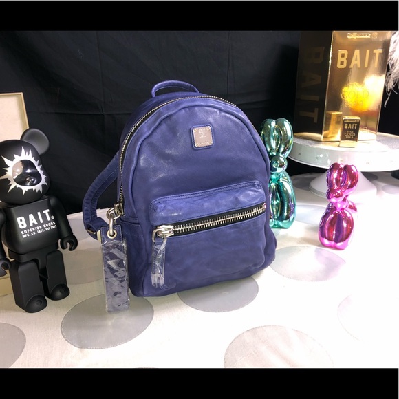 MCM SuperSoft Mini Leather Backpack - Picture 8 of 13